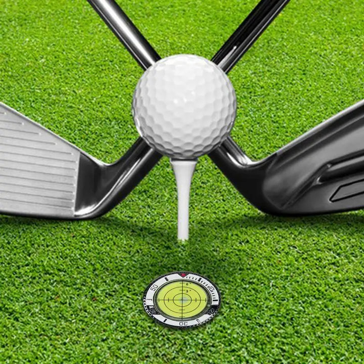 Golf Green Slope Reader Golf Hat Clip Ball Marker With High Precision Poker Chip Style Bubble Level Golf Accessories For Men
