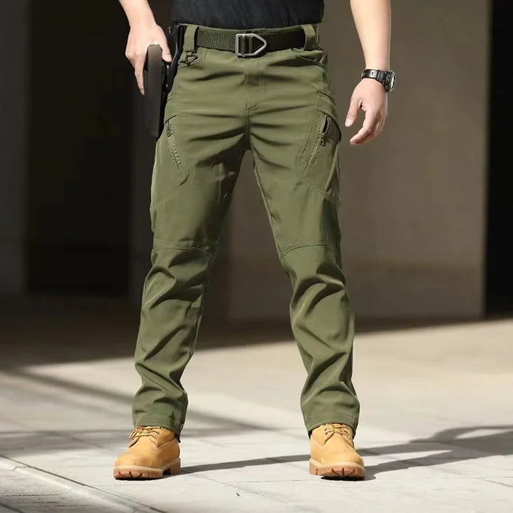 Men's Spring Fall Autumn Elastic Tactical Pants Camping Hiking Fishing Trekking Climbing Outdoor Cargo Trousers Quick Dry Sports