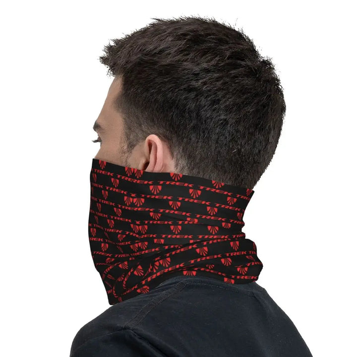 Custom Treks Bike Logo Bandana Neck Gaiter Windproof Face Scarf Cover Women Men Headwear Tube Balaclava