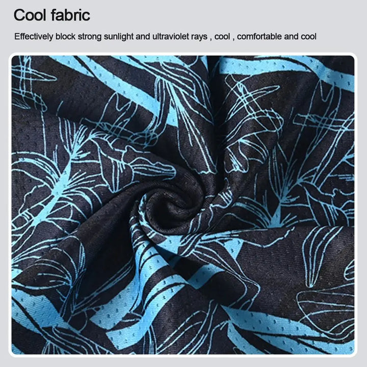 Summer Cool Balaclava Ice Silk Cycling Full Face Cap Sun Anti-UV Protection Sports Face Cover Headwear Bike Motorcycle Men's Hat