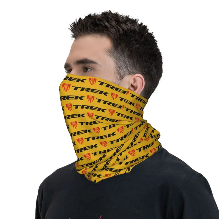 Custom Treks Bike Logo Bandana Neck Gaiter Windproof Face Scarf Cover Women Men Headwear Tube Balaclava