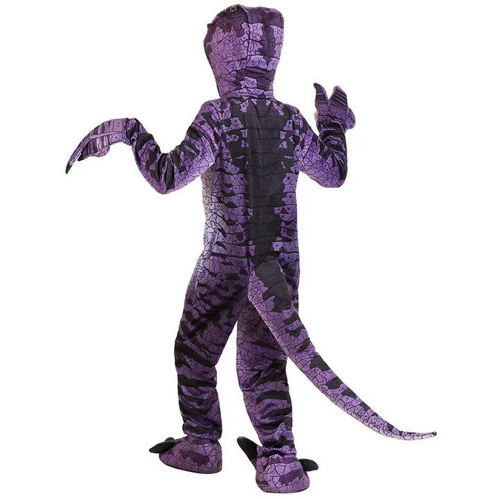 Halloween Children's Dinosaur Costumes World T-Tyrannosaurus Cosplay Jumpsuits Stage Party Cos Suits For Kids Christmas Gifts