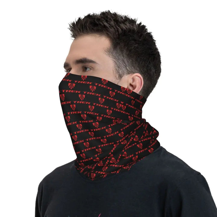 Custom Treks Bike Logo Bandana Neck Gaiter Windproof Face Scarf Cover Women Men Headwear Tube Balaclava