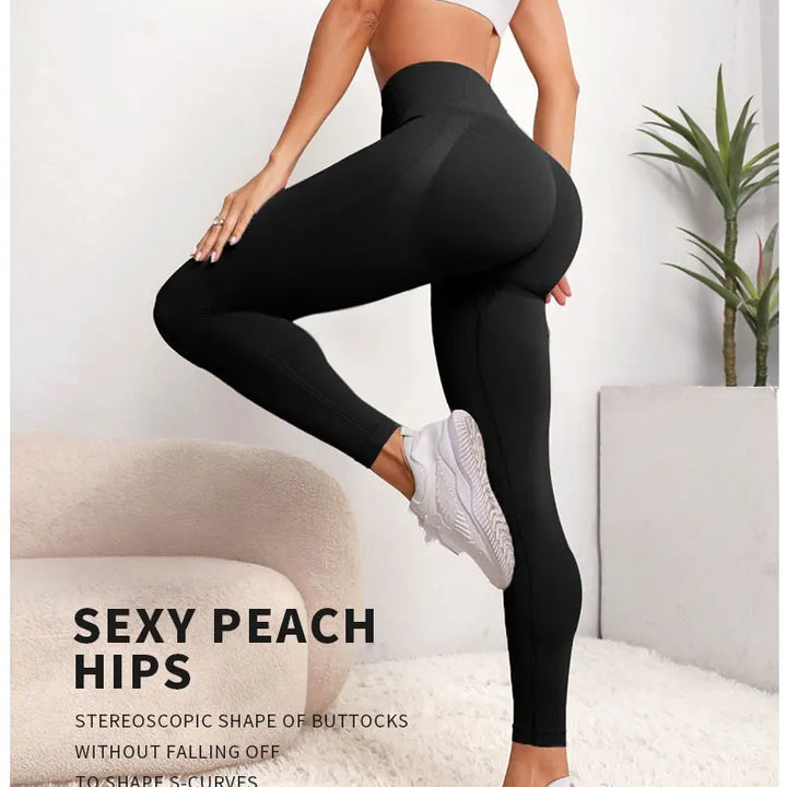 Women Seamless Hip Lifting Women Seamless Sports Leggings High Waist Fitness Leggings Push Up Yoga Leggings Gym Clothing Sports