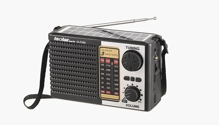 Wireless Bluetooth Speaker LED Flashlight FM AM SW Radio Solar Charging Emergency Radio Full Band High Sensitivity