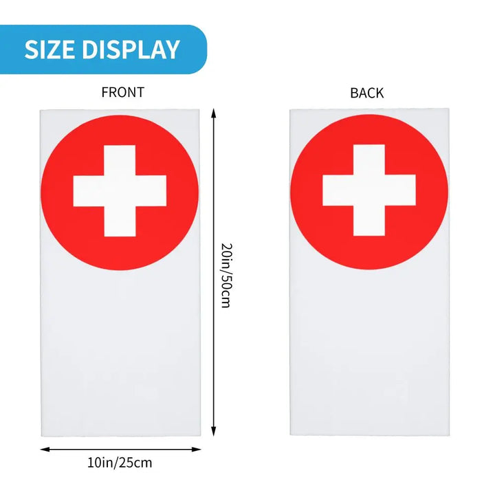 Custom Nursing Pattern Nurse Bandana Neck Gaiter for Ski Cycling Women Men Wrap Scarf Health Care Headband Warmer