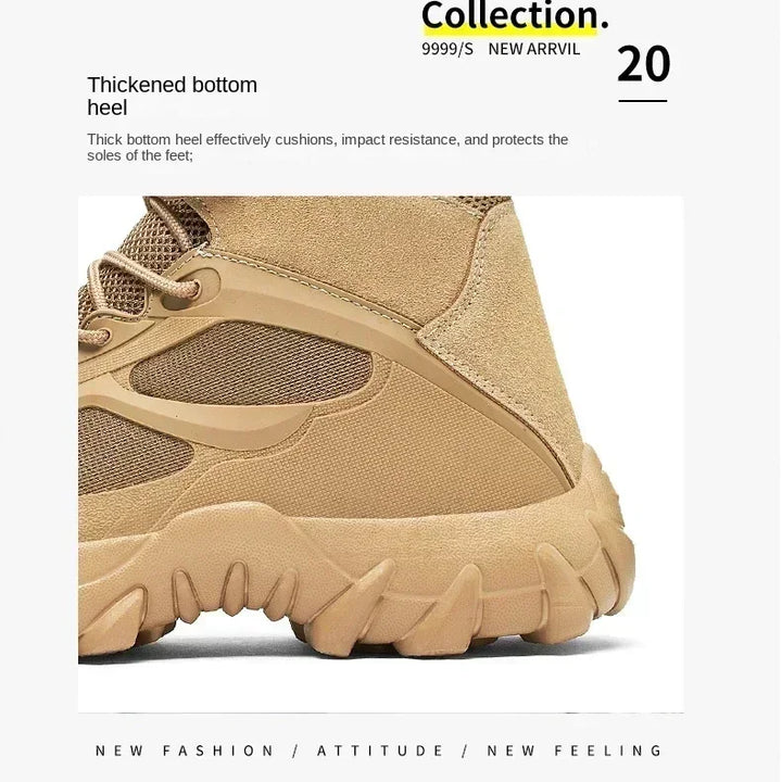 New Hot-selling Boots Multi-functional Motorcycle Casual Shoes Anti-slip Wear Resistance Classic Ankle Boots Men's Shoes