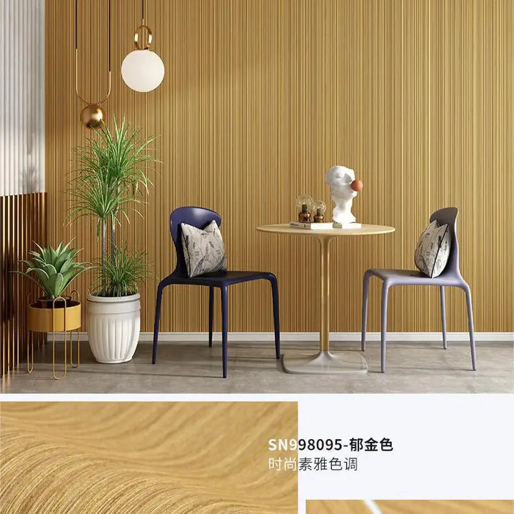 Modern minimalist gray striped wallpaper for living room bedroom background non self-adhesive wallpaper carta da parati