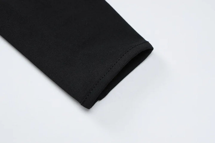 Women Sexy Sheer Mesh Bodysuit Street Clubwear Long Sleeve Turtleneck Patchwork Slim Fit Leotard Tops Fashion Bodysuits