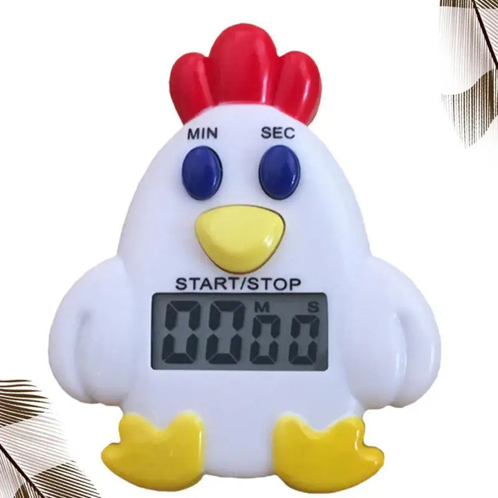 Chick Electronic Timer Chicken Egg Basket Kitchen Countdown Cooking Timers Baking Reminder Student Tech gadgets