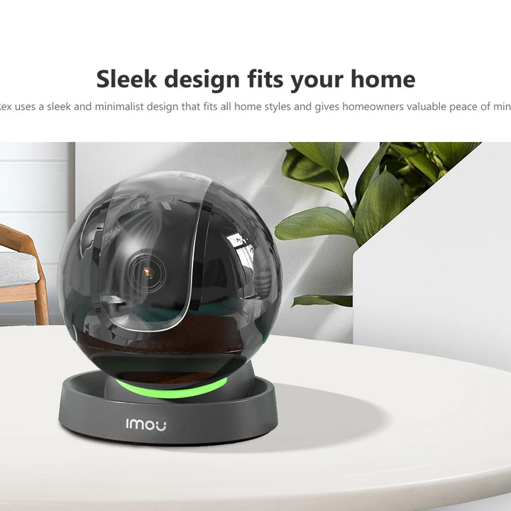 IMOU Rex 4MP Wifi IP Camera Home Security 360 Camera AI Human Detection Baby Phone Camera Night Vision Two Way Talk PTZ Camera