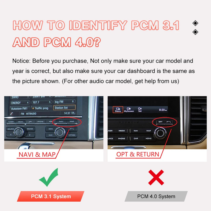 Wireless CarPlay for Porsche Macan Cayman Cayenne Panamera Android Auto Mirror Link AirPlay Accessory Function