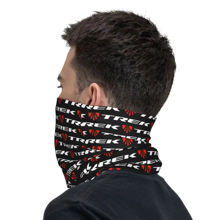 Custom Treks Bike Logo Bandana Neck Gaiter Windproof Face Scarf Cover Women Men Headwear Tube Balaclava