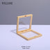 Transparent PE Film Jewelry Storage Box Color 3D Floating Display Frame Coin Dustproof Exhibition Ring Earrings Organizer Case