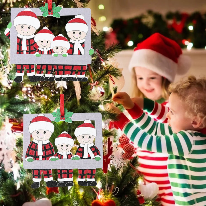 Christmas Tree Family Pendant Merry Christmas Decorations For Home 2024 Navidad Xmas Tree Hanging Ornament Navidad New Year 2025