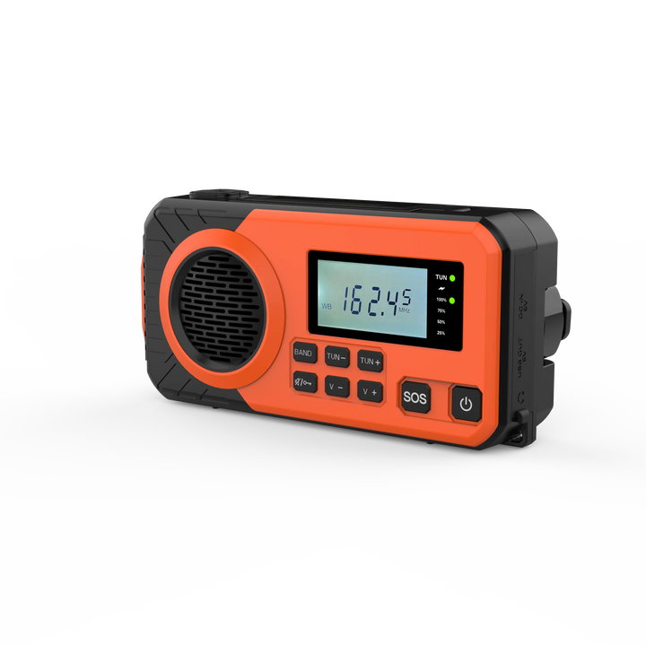 Solar Hand Crank Emergency Weather Radio,SW/AM/FM Portable Radio with 3 LED Flashlight 4000mAh Power Bank Cellphone Charger
