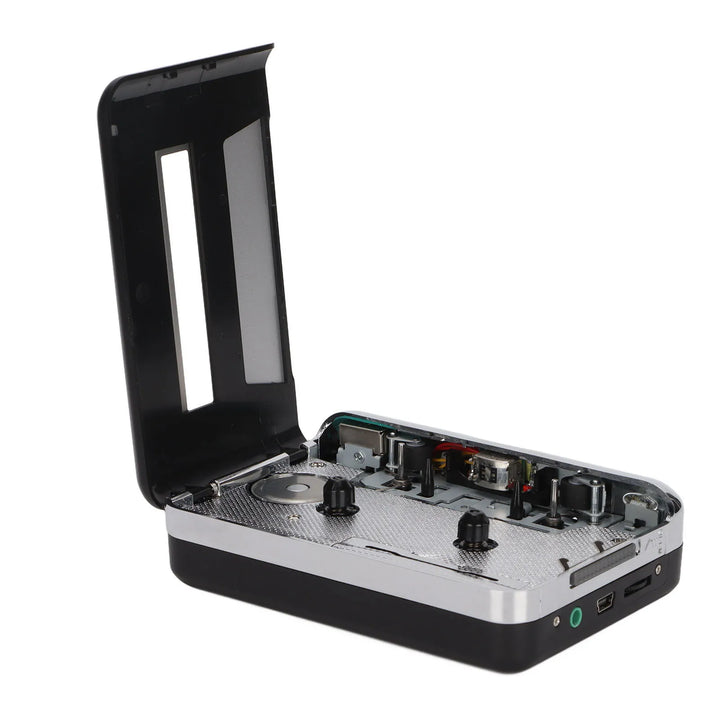 Tape to MP3 Converter Stereo 3.5mm Portable USB Cassette Player with Earphone for Laptop PC Portable Cassette Player