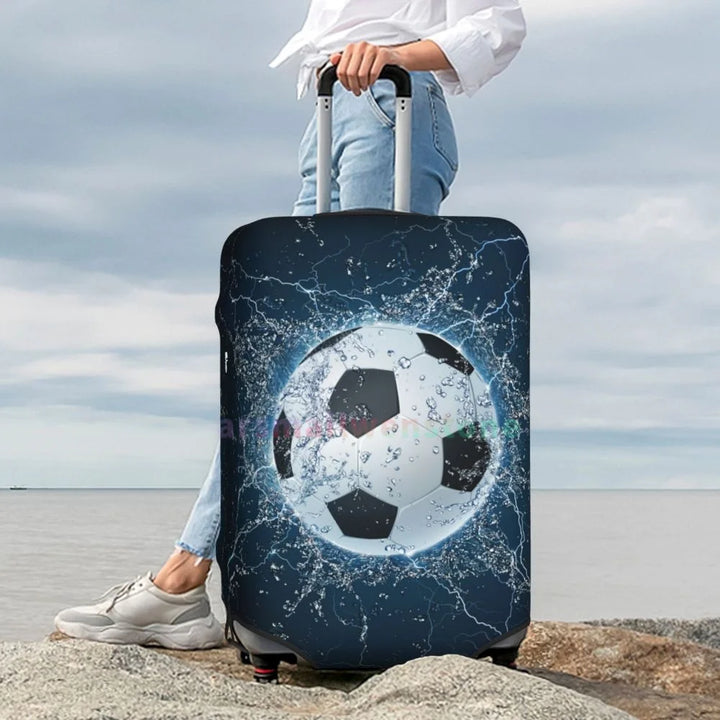 Football Luggage Cover Suitcase Protector Thicken Elasticity Dust Covered Anti-scratch Protective Case 18-32 Inch