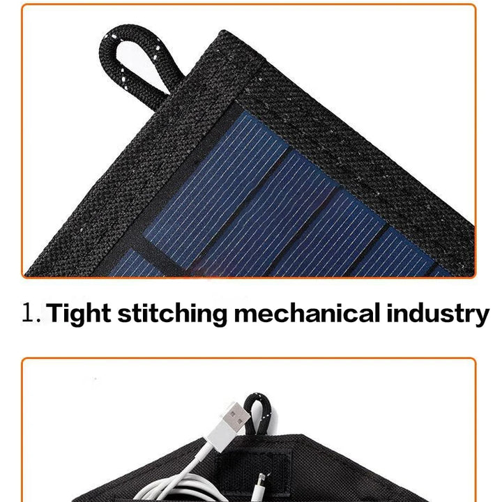 6-fold 800W Foldable solar panel 20w/h  portable solar panels charger USB 5V DC Full time power solar panel mobile power supply