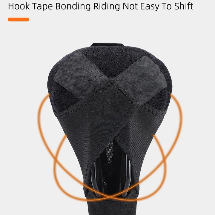 WEST BIKING Comfortable Bicycle Saddle Cover Breathable Rebound Silicone Foam Bike Seat Cover With Rain Cover Bike Accessories