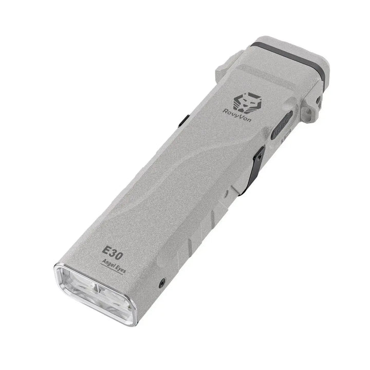 RovyVon Angel Eyes E30 Sleek Flat 2600 Lumens EDC Tactical Flashlight Mini Rechargeable Flashlights Torch Light