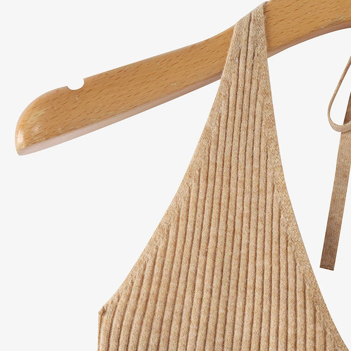 2024 ZANZEA Women Sexy V Neck Sleeveless Tanks Halter Knitted Tops Fashion Off Shoulder Sweater Vest Vintage Solid Basic Camis