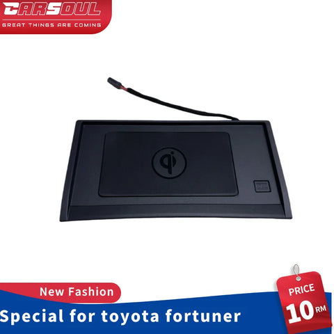 New fast Fortuner wireless byd charger for toyota fortuner Wireless Phone Charger Accessories 2022 2023 2024