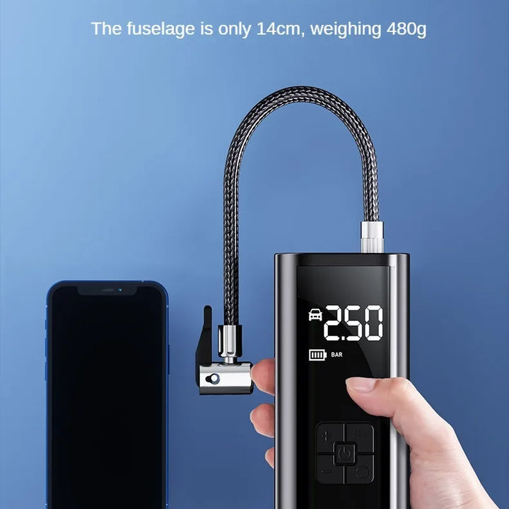Car Air Pump Wired/Wireless Protable Car Air Compressor 150PSI Tire Inflation Pump for Motorcycle Bicycle Car Tire Ball Inflator