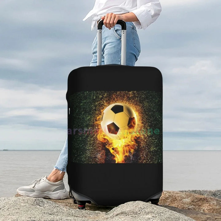 Football Luggage Cover Suitcase Protector Thicken Elasticity Dust Covered Anti-scratch Protective Case 18-32 Inch