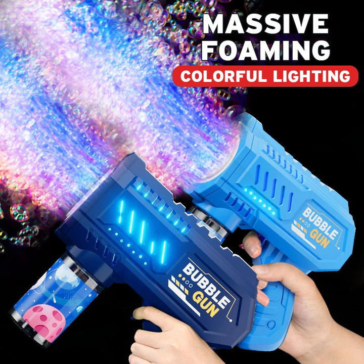 Fully automatic children's bubble machine luminous toy gift bubble gun bubble stick without battery without  bubble water