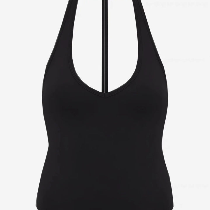 Women sexy halter halter fitness wear Yoga vest with chest pad Sports bra Sports shorts Yoga fitness clothing
