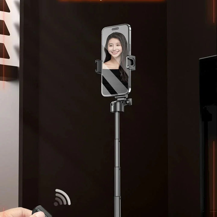 Newly Upgraded Design Mini Bluetooth Portable Telescopic Multifunctional Tripod Phone Selfie Stick