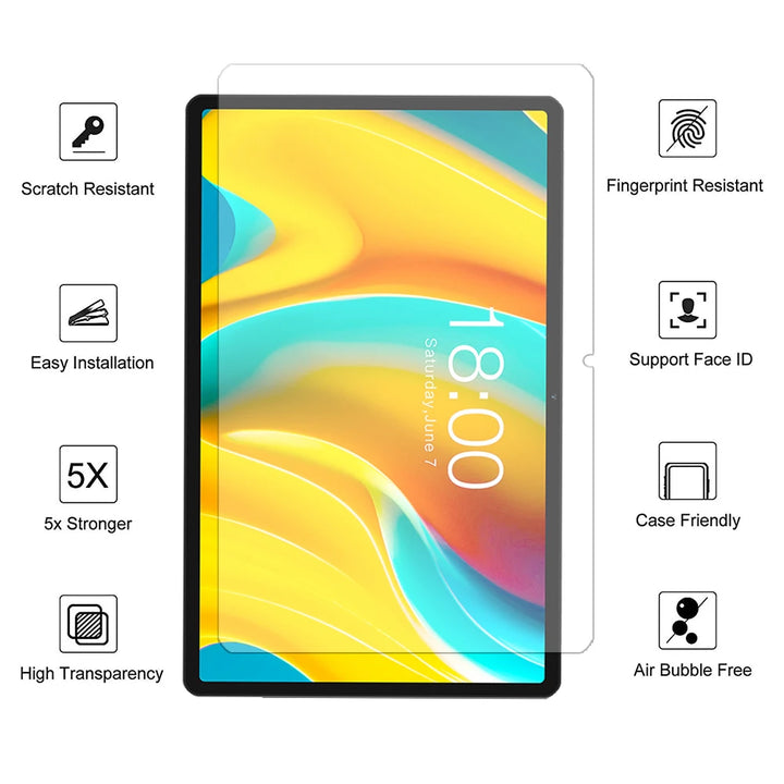 3PCS Glass screen protector for Teclast T50 pro P40HD T40S T40 air M50 P25T P26T T40 plus M40 T40HD P20HD T45HD T60 tablet film