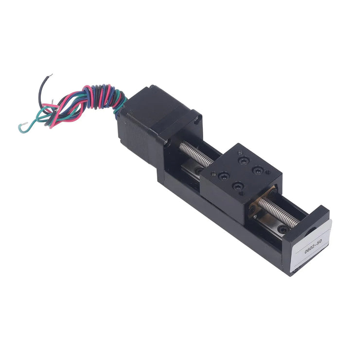 Linear  Rail Slide Actuator Low Noise Linear  Rail Motion Slide Actuator 28 Stepper Motor 50mm Stroke for CNC Router
