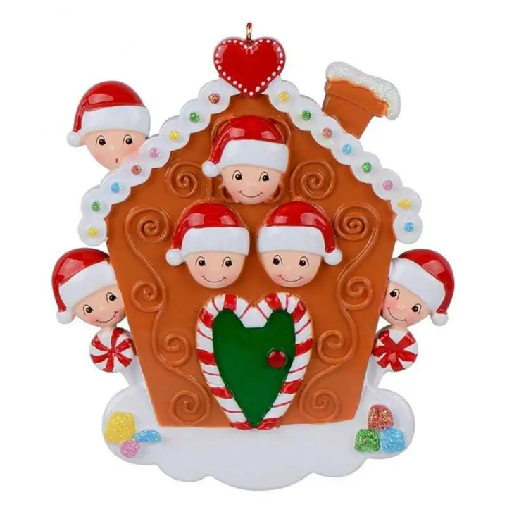 Christmas Tree Hanging Resin Cute Creative Personal Family Light Weight New Year 2023 Christmas Tree Ornament High Quality