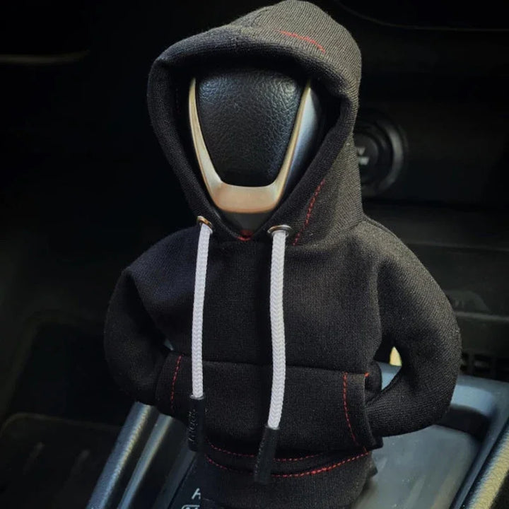 Winter Fashion Hoodie Car Gear Shift Knob Cover Manual Handle Gear Shift Decor Automatic Magical Christmas Interior Accessories