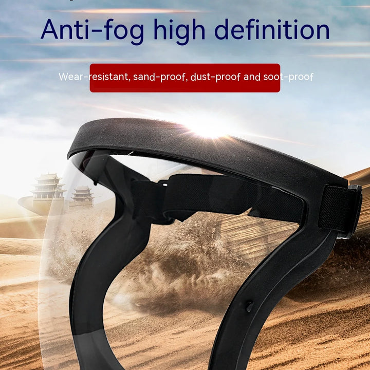 Transparent Facial Protector Super Protective Face Shield for Work Weed Whacking Anti-Fog Full Face Mask for Kitchen Oil Proof