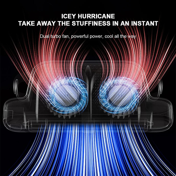 Portable Car Seat Fan for Front Rear Seat Passenge USB Powered Car Headrest Cooling Air Fan 3 Speeds Strap Car Interior Fan