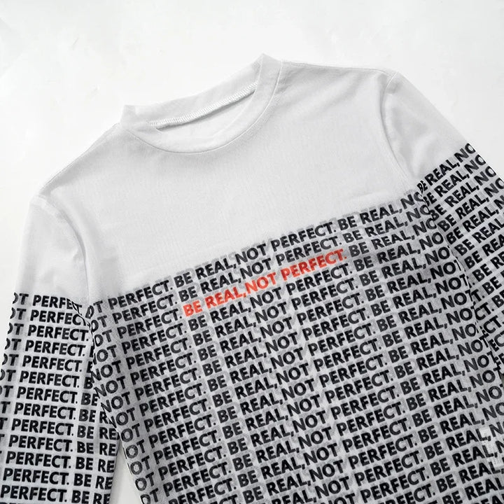 2024 new Sexy See Thorugh Bodysuit Womens Long Sleeve Graphic One Pieces T-Shirt Corset Tops Autumn High Waist Mesh Jumpsuits