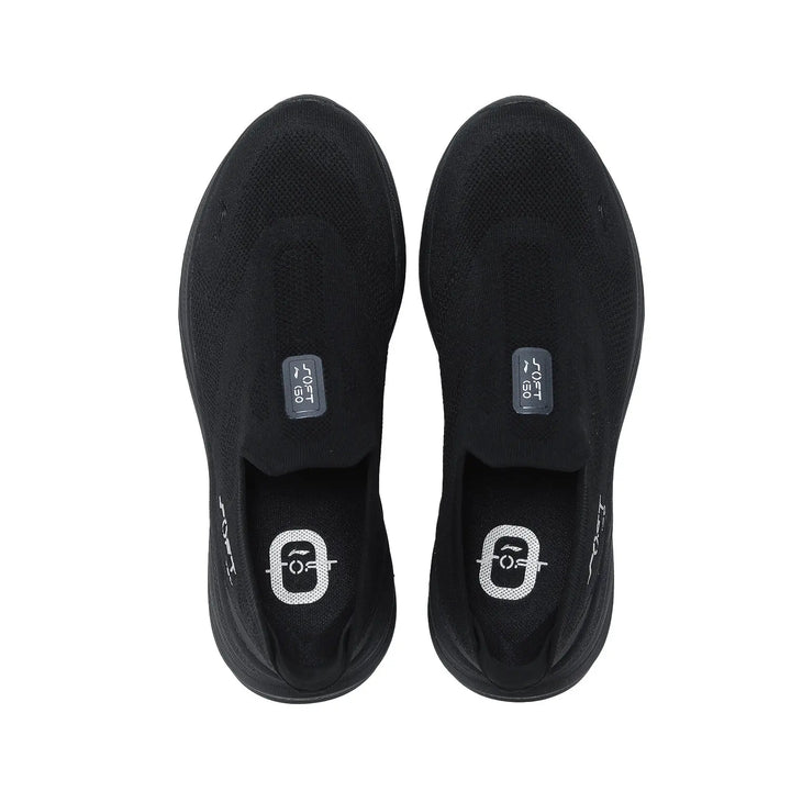 LI-NING Mens SOFT GO 2 Knit Slip-on Casual Walking Shoes Cushion Comfort Stable Mesh Jogging Daily Sports Sneaker AGLV017