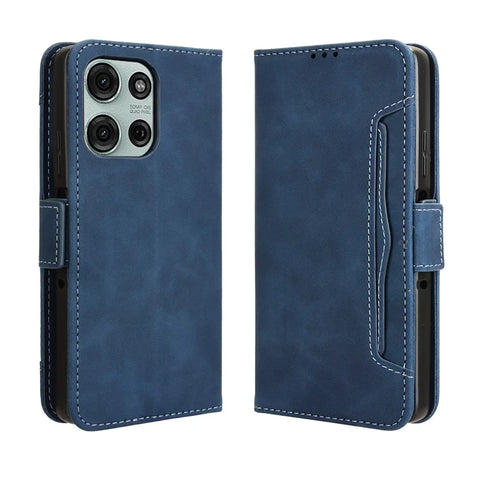 For Motorola Moto G75 5G Luxury leather wallet case Multi card slot for Moto G 75 G75 Magnetic phone case