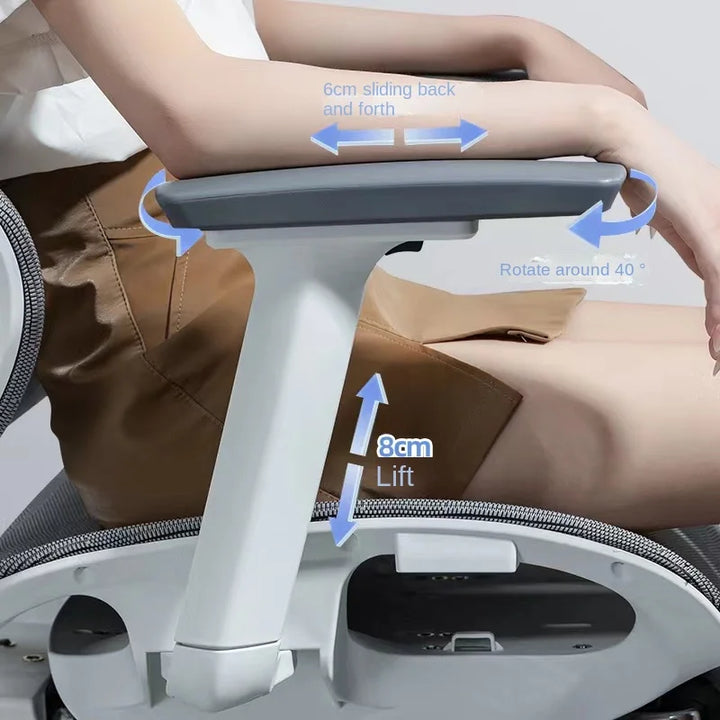 Ergonomic Office Chair with Adjustable Armrest, Lumbar Support, and Headrest – Perfect for Gaming and Desk Work