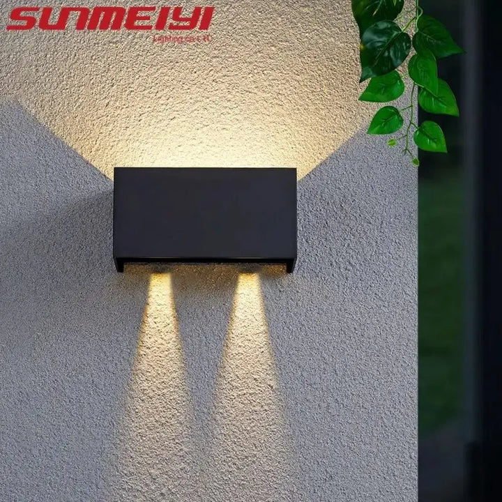 Outdoor Wall Lamp Waterproof Modern Minimalist Living Room Super Bright LED Up and Down Dual Head Staircase Corridor Balcony