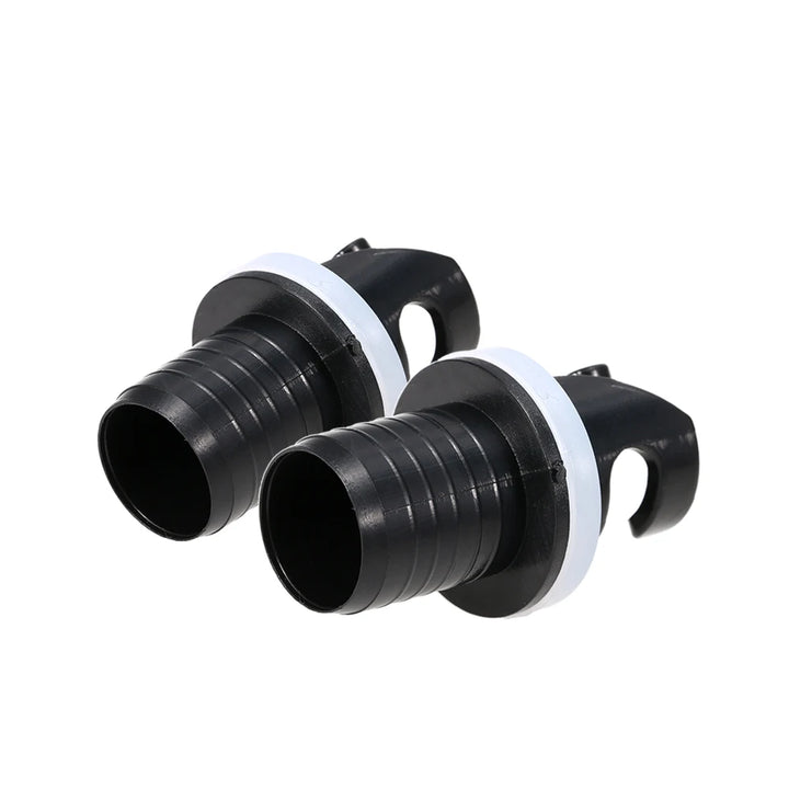 2Pcs Inflatable Boat Kayak Air Valve Adapter Inflation Air Foot Pump Hose Adapter Valve Connector Replaceable and Useful