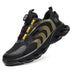 Men's Safety Shoes Steel Toe Anti-Puncture Work Shoes Man And Safety Sneaker Rotating Button Lighweight Men's Work Shoes