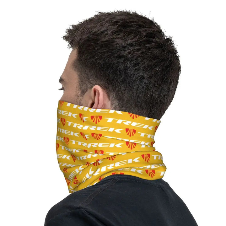 Custom Treks Bike Logo Bandana Neck Gaiter Windproof Face Scarf Cover Women Men Headwear Tube Balaclava