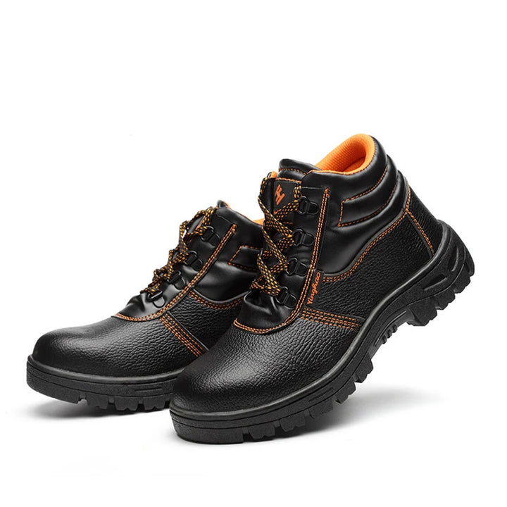 Men Safety Shoes Steel Toe Work Sneakers Indestructible Shoes Puncture-Proof Men Boots Water resistant Anti shock Non slip boots