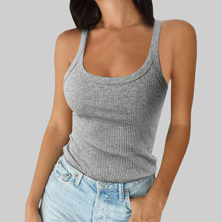 Green Camis O Neck Summer Knit Vest Sleeveless Women Sexy Basic T Shirt White Off Shoulder Ribbed Black Tank Tops Casual Y2K