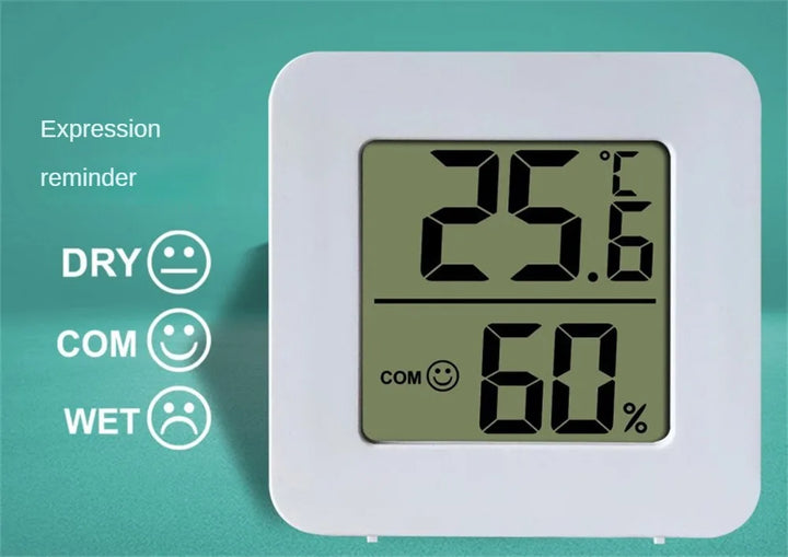 1PC Humidity Meter Sensor Gauge LCD Digital Mini Thermometer Hygrometer Indoor Electronic Thermometer Weather Station For Home