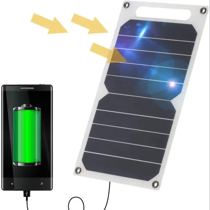 30W Solar Panel With USB Waterproof Outdoor Hiking And Camping Portable Battery Mobile Phone Charging Bank Charging Panel